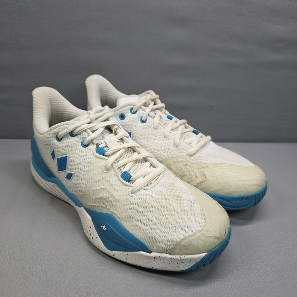 Diadem Court Burst Tennis Pickleball Shoes White Blue Womens 8.5 - Picture 10 of 16